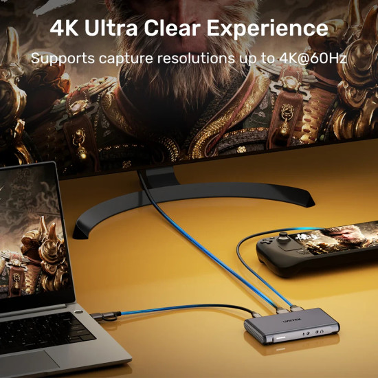 Кепчър карта Unitek Video Capture Card - 4K@60Hz, Aluminium - V1177AGY01