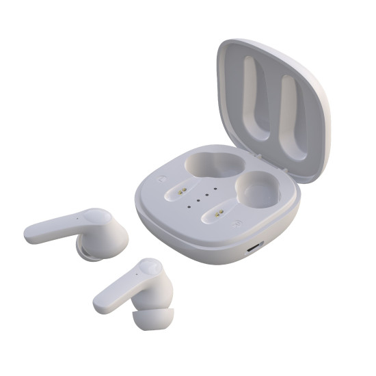 Безжични слушалки VCom TWS Bluetooth 5.1 Earphones IM0339 White