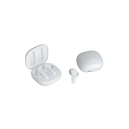 Безжични слушалки VCom TWS Bluetooth 5.1 Earphones IM0339 White