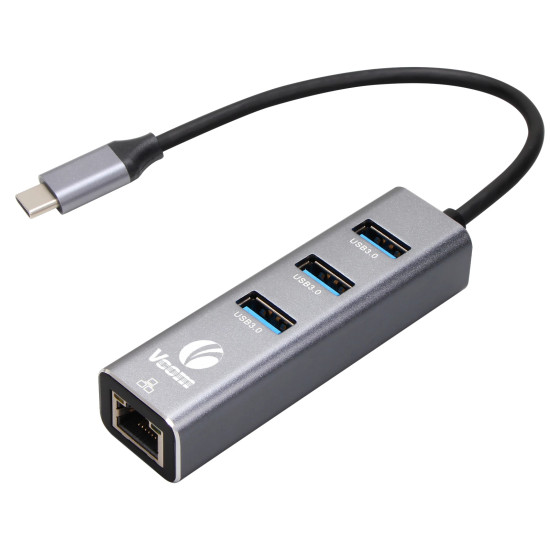 Докинг станция VCom Docking USB Type-C to USB3.0 x 3 + LAN - DH311B