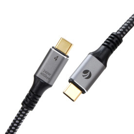 USB кабел VCom USB4.0 Type-C/Type-C 40Gbps, 240W - CU541M-1.2