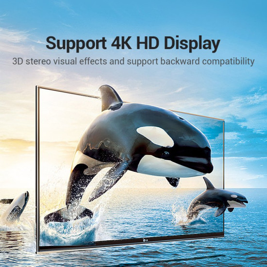 Адаптер Vention HDMI Right Angle 90 Degree M/F - AIOB0