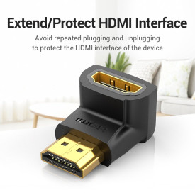 Адаптер Vention HDMI Right Angle 90 Degree M/F - AIOB0