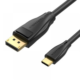 Display Port кабел Vention Cable Type-C to DisplayPort - 1.5m 8K Black - CGYBG