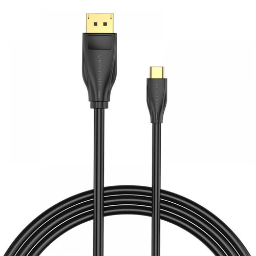 Display Port кабел Vention Cable Type-C to DisplayPort - 1.5m 8K Black - CGYBG