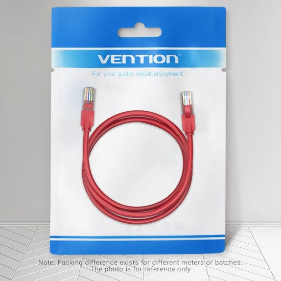 Мрежови кабел Vention LAN UTP Cat.6 Patch Cable - 1M Red - IBERF