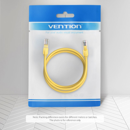 Мрежови кабел Vention LAN UTP Cat.6 Patch Cable - 2M Yellow - IBEYH