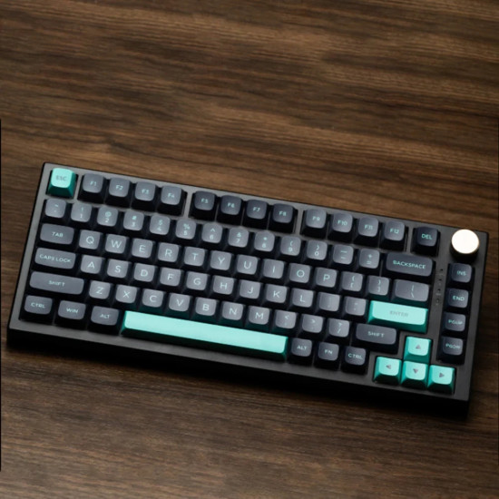 Клавиатура VGN Professional Gaming Mechanical Keyboard N75 RGB Caribbean Blue - Power Silver Switches [Linear]