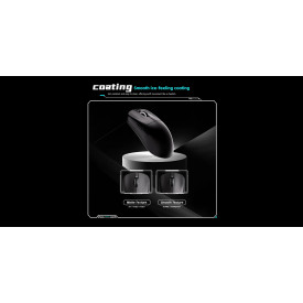 Безжична мишка VXE Wireless Gaming Mouse Dragonfly R1 SE+ - Huano Blue Glow V2, Black