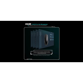 Безжична мишка VXE Wireless Gaming Mouse Dragonfly R1 SE+ - Huano Blue Glow V2, Black