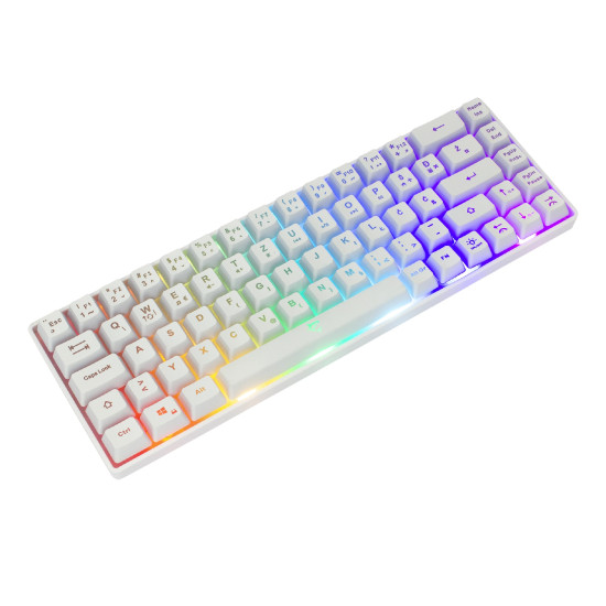 Клавиатура White Shark Gaming Keyboard RONIN - Membrane Switches (English US), White