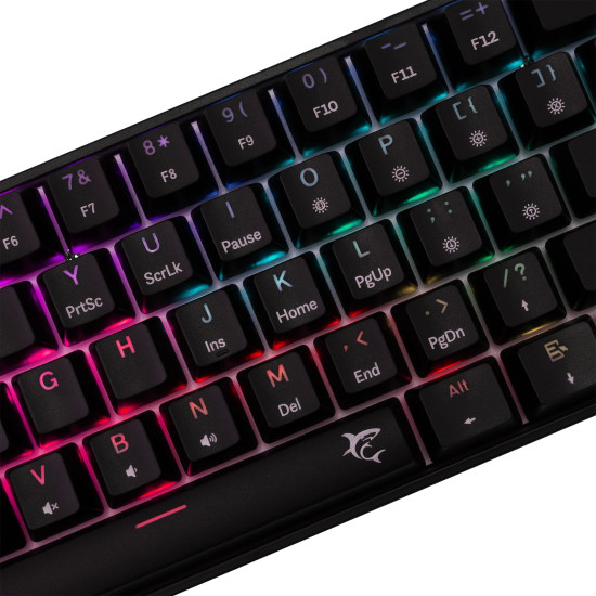 Клавиатура White Shark Gaming Mechanical Keyboard SHINOBI 2 - YUSYA 5P Red Switches (English US), Black