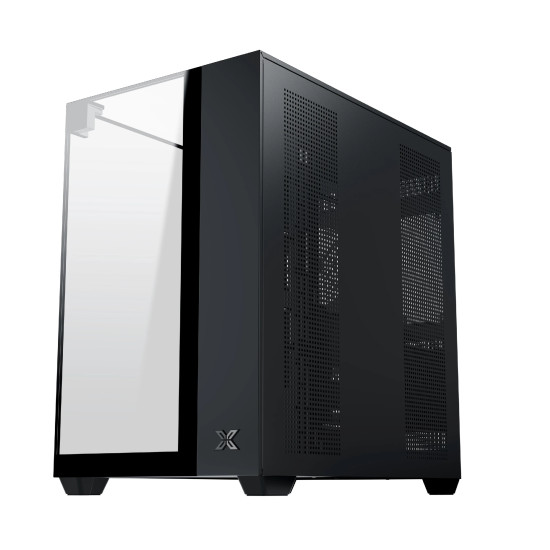 Кутия за компютър Xigmatek Case ATX - AQUA V - 7 ARGB Fans, Black