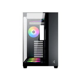 Кутия за компютър Xigmatek Case ATX - AQUA V - 7 ARGB Fans, Black