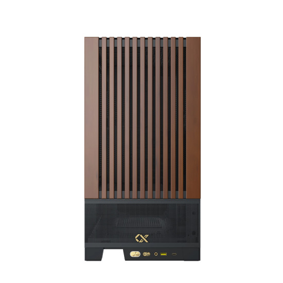 Кутия за компютър Xigmatek Case EATX - Endorphin WD, Addressable RGB, Wood
