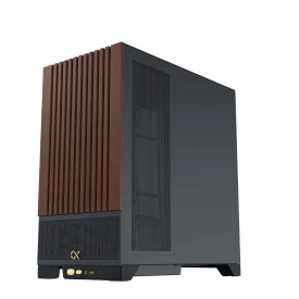 Кутия за компютър Xigmatek Case EATX - Endorphin WD, Addressable RGB, Wood