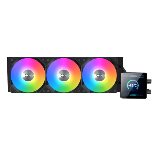 Водно охлаждане Xigmatek Water Cooling Connect 360 - LED Display, A-RGB
