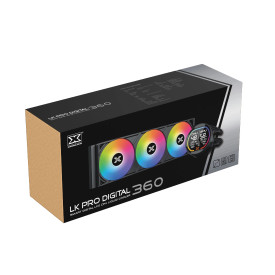 Водно охлаждане Xigmatek Water Cooling LK Pro 360 Digital - 2.7 inch Digital LCD Display