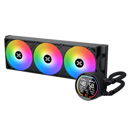 Водно охлаждане Xigmatek Water Cooling LK Pro 360 Digital - 2.7 inch Digital LCD Display