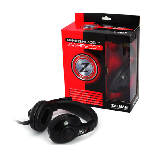 Слушалки Zalman Headphones with mic Gaming ZM-HPS200