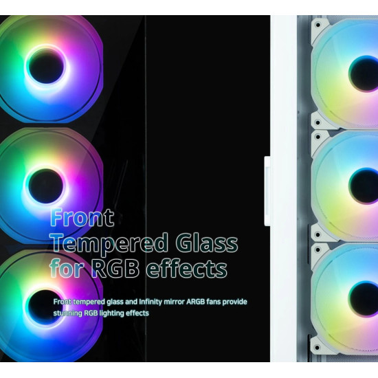 Кутия за компютър Zalman Case ATX - I3 NEO TG Black - aRGB, Tempered Glass