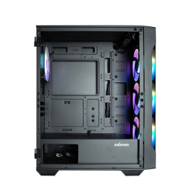 Кутия за компютър Zalman Case ATX - I3 NEO TG Black - aRGB, Tempered Glass