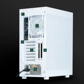 Кутия за компютър Zalman Case ATX - I4 White - Full Mesh, 6 fans included