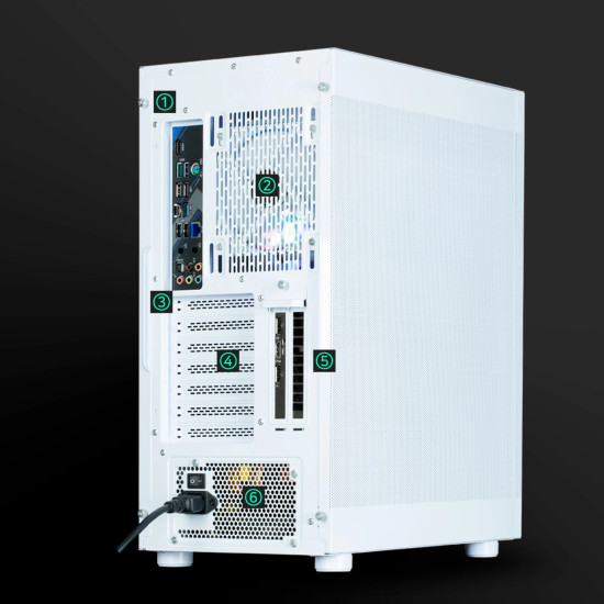 Кутия за компютър Zalman Case ATX - I4 White - Full Mesh, 6 fans included