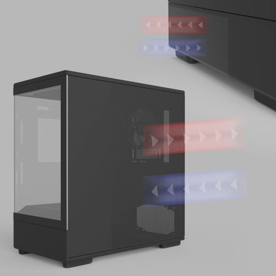 Кутия за компютър Zalman Case mATX - P10 Black