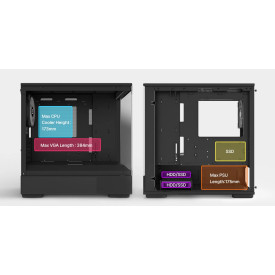 Кутия за компютър Zalman Case mATX - P10 Black