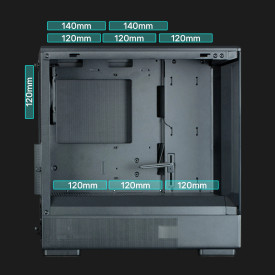 Кутия за компютър Zalman Case mATX - P10 Black