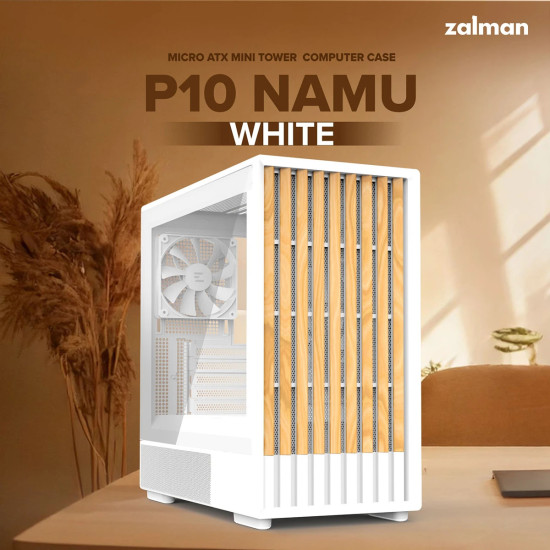 Кутия за компютър Zalman P10 NAMU, White