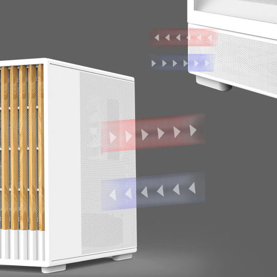 Кутия за компютър Zalman P10 NAMU, White