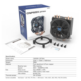 Охладител за процесор Zalman CPU Cooler CNPS9X OPTIMA Intel/AMD