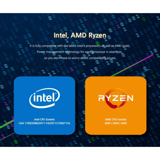 Водно охлаждане Zalman Water Cooling ALPHA 28 BLACK - Addressable RGB - LGA1700/AM5
