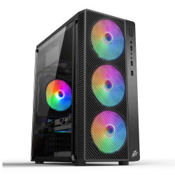 Кутия за компютър 1stPlayer Gaming Case ATX - A7 RGB - included 500W PSU, 4 Fans