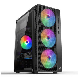 Кутия за компютър 1stPlayer Gaming Case ATX - A7 RGB - included 500W PSU, 4 Fans
