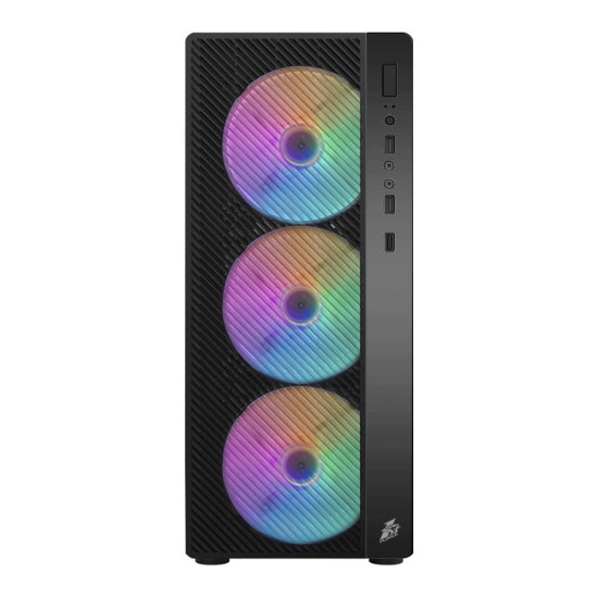 Кутия за компютър 1stPlayer Gaming Case ATX - A7 RGB - included 500W PSU, 4 Fans