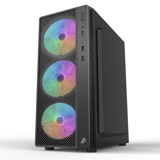 Кутия за компютър 1stPlayer Gaming Case ATX - A7 RGB - included 500W PSU, 4 Fans