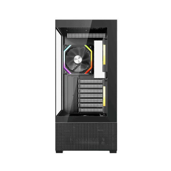 Кутия за компютър 1stPlayer Case ATX - Crystal Vision CV7 Black