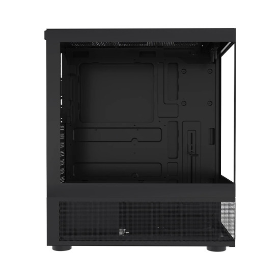 Кутия за компютър 1stPlayer Case ATX - MIKU Mi7-A Black - Reversed fans included