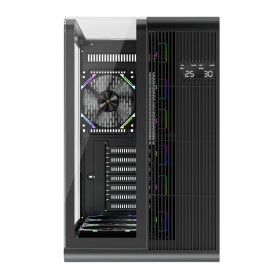 Кутия за компютър 1stPlayer Case ATX - RT7 Black - LED display
