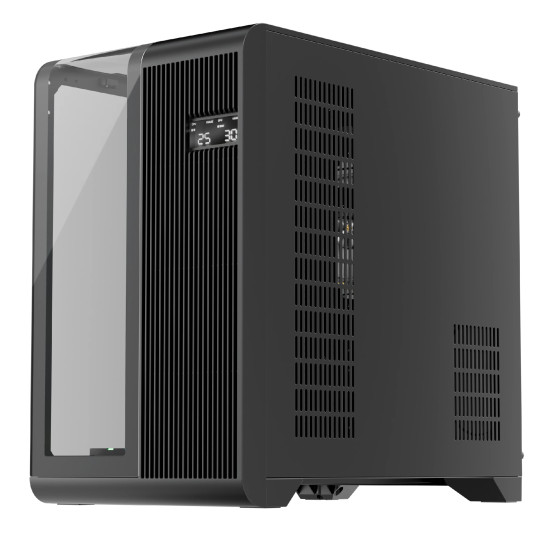 Кутия за компютър 1stPlayer Case ATX - RT7 Black - LED display