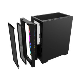 Кутия за компютър 1stPlayer Case mATX - TRILOBITE T4 Mesh Black