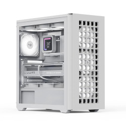 Кутия за компютър AeroCool Case ATX - D502A White, Addressable RGB