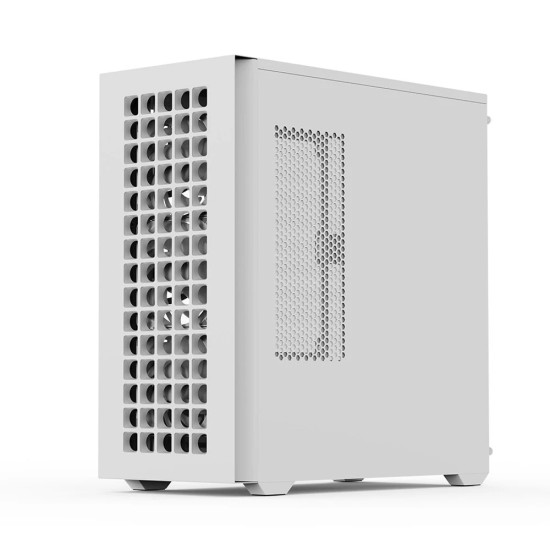 Кутия за компютър AeroCool Case ATX - D502A White, Addressable RGB