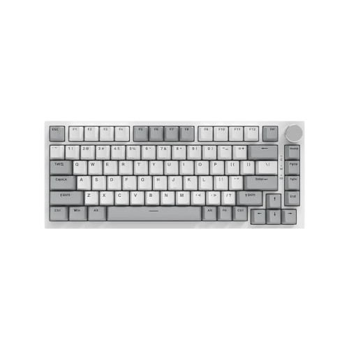 Клавиатура Ajazz Gaming Mechanical Keyboard AK820 - AS Red Switch [Linear] (English US), Gray White, White Light