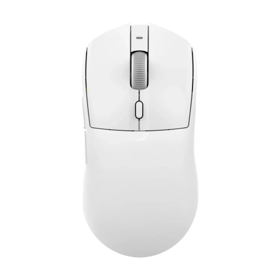 Безжична мишка Ajazz AJ139 V2 MC - Wireless Gaming Mouse - 1K, Magnetic Charging Dock, White