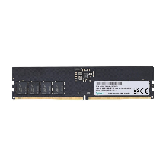 RAM памет Apacer 32GB DDR5 DIMM 4800-40 2048x8 - FL.32G2A.PTH