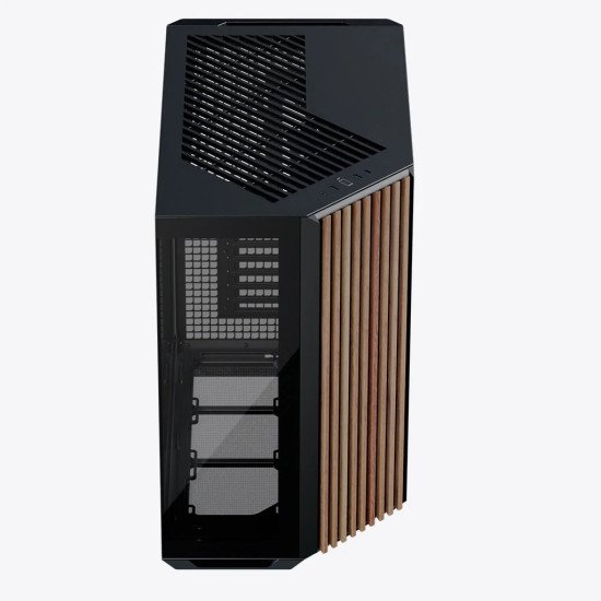 Кутия за компютър APNX Case ATX - V1-W - Wood, Black